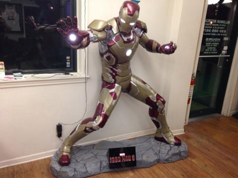 iron man 3 statue