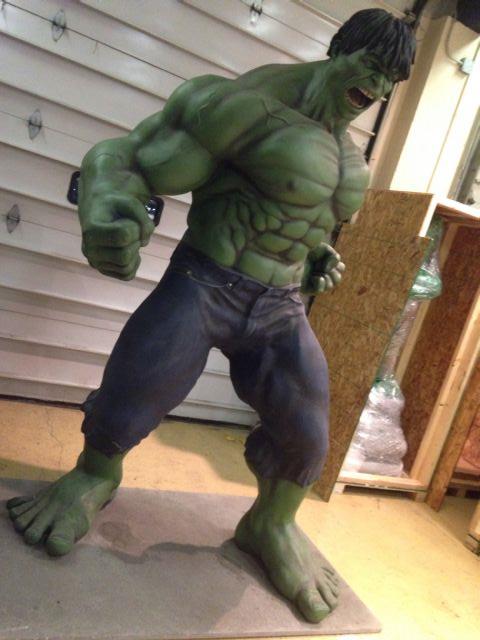 Life Size Marvel Incredible Hulk in Yorkville IL - Life Size Prop Shop