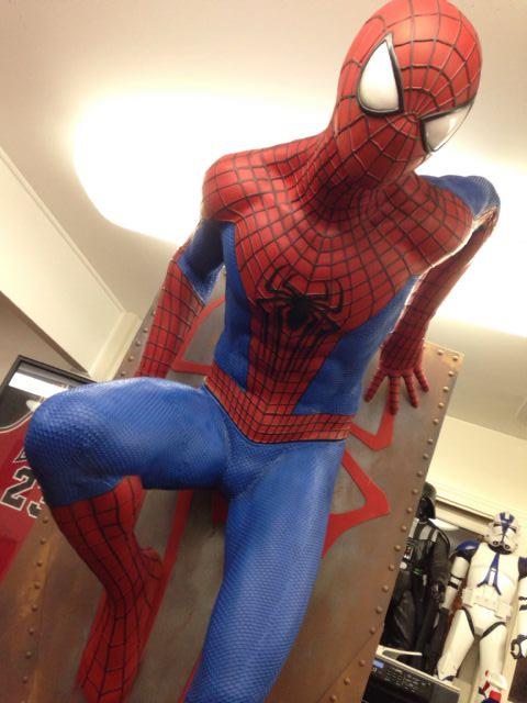 Life Size Marvel Amazing Spiderman 2 in Yorkville IL - Life Size Prop Shop